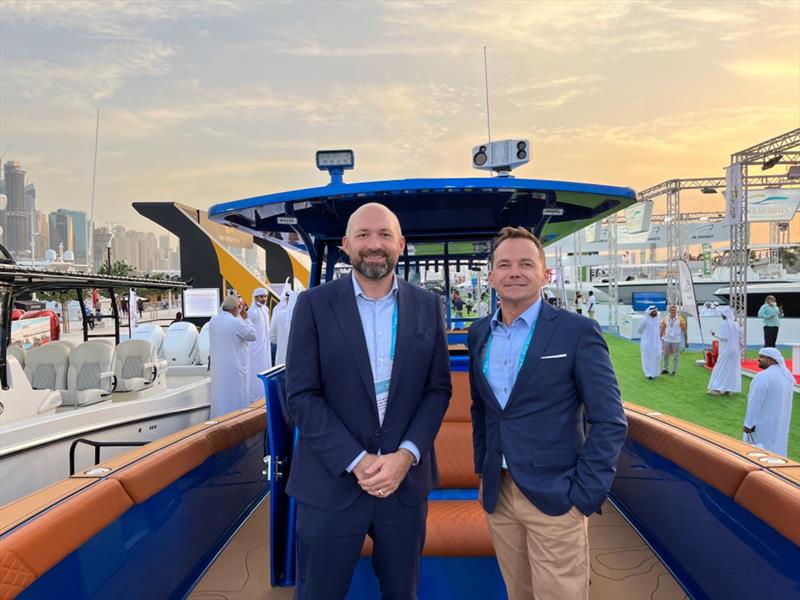From left: Joachim de Jenlis (Regional Director MEA from Radio Holland) and Tobias Mohr (VP Sales EMEA from OSCAR) - photo © OSCAR