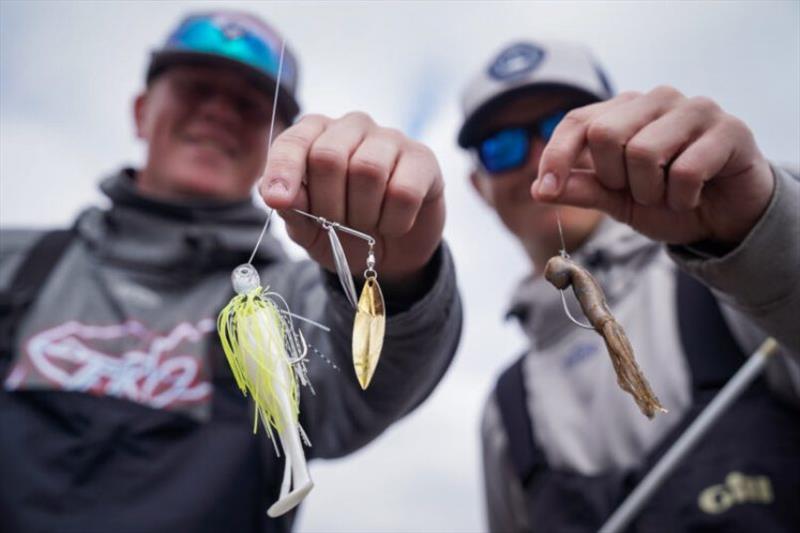 Kayden Effinger and  David Wisler - photo © Major League Fishing