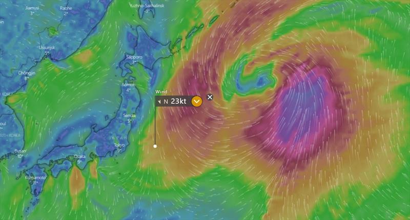 Clipper Race - Typhoon 1200UTC 16 April - photo © Clipper Race