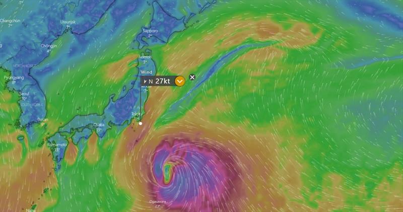 Clipper Race - Typhoon 1200 UTC 15 April - photo © Clipper Race