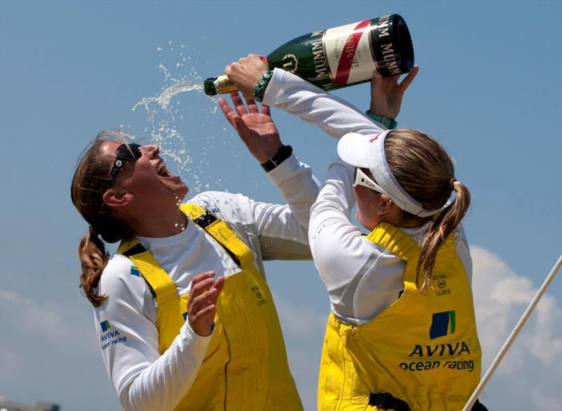 Dee Caffari has competed in the race four times and was part of Sam Davies' record-breaking team on VO65 Team SCA - photo © Dee Caffari / Team SCA