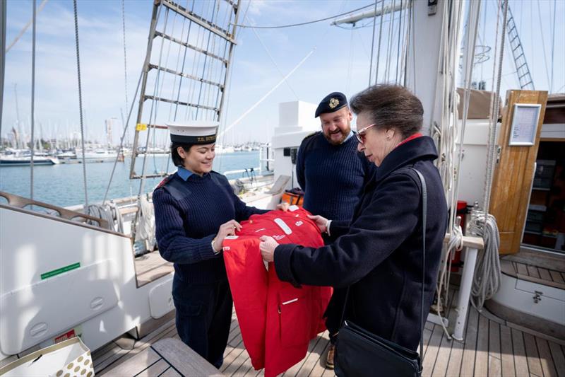 HRH The Princess Royal enjoys time with Sea Cadets - photo © Sea Cadets