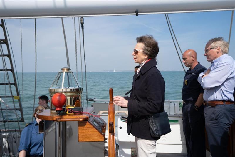 HRH The Princess Royal enjoys time with Sea Cadets - photo © Sea Cadets