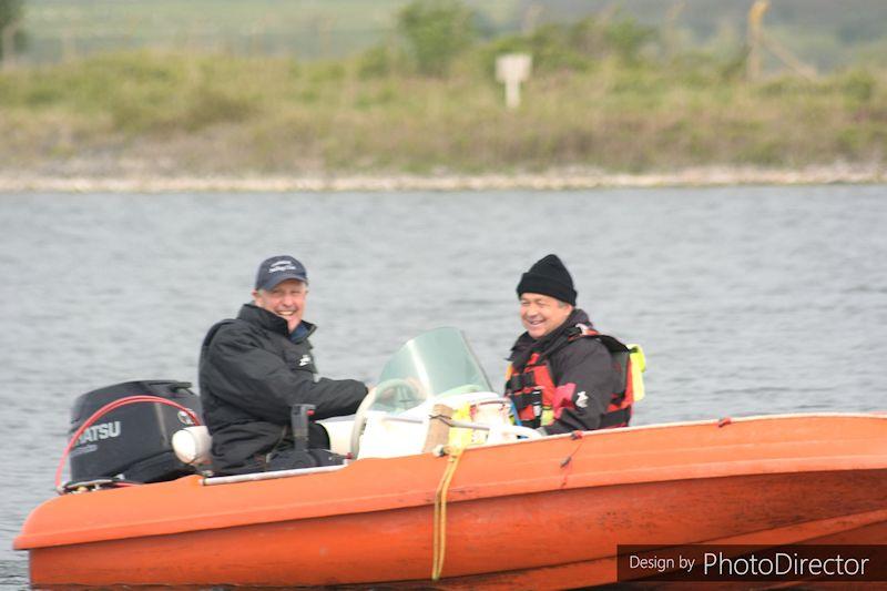 Even the safety crew enjoyed the day - Border Counties Midweek Sailing at Shotwick Lake - photo © Pete Chambers / www.instagram.com/boodog_photography