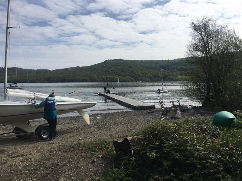 New jetty at South Windermere Sailing Club - photo © Mark Fearnley