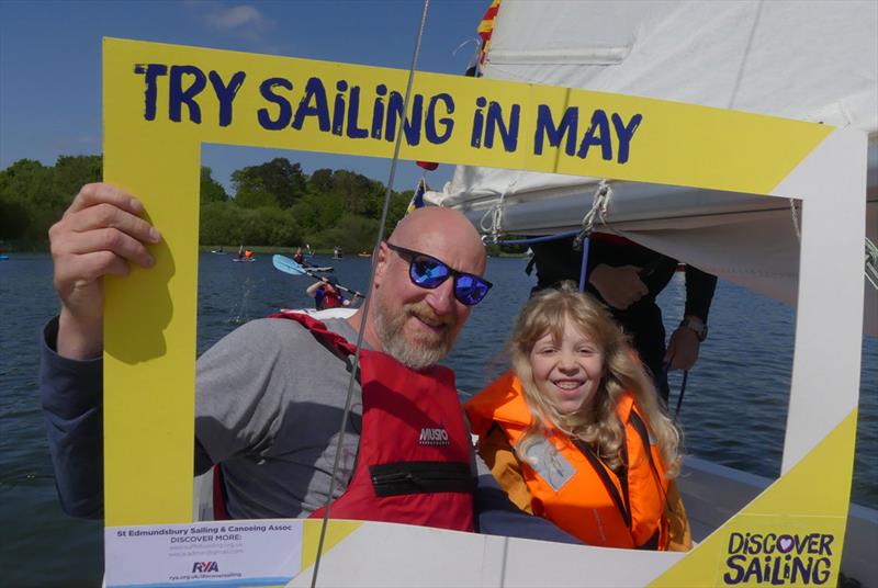 SESCA's Discover Sailing & Kayaking Open Day photo copyright Mike Steele taken at St Edmundsbury Sailing & Canoeing Association