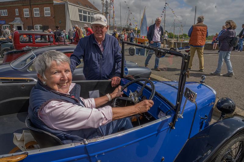 Martin Nash and Sally Muir having fun at the RLymYC Centenary Vintage and Classics Day - photo © Paul French