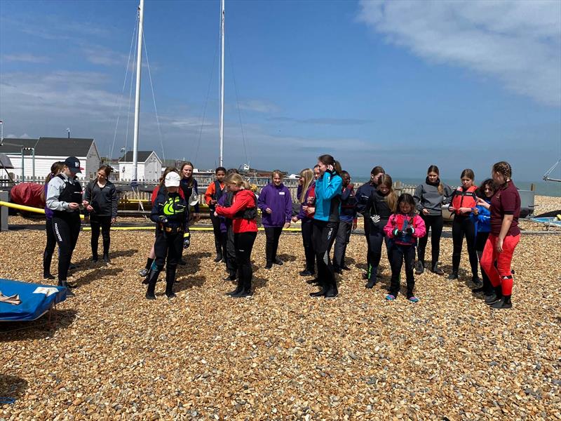 Downs Sailing Club Girls Training Day - photo © Diane Braithwaite