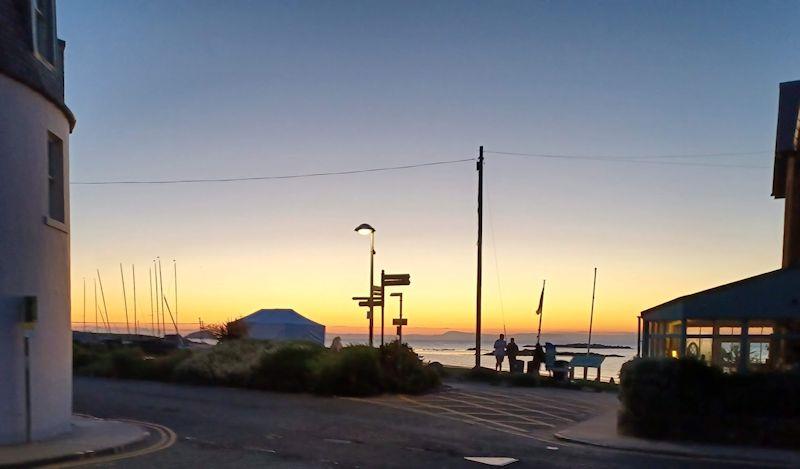 Sunset at East Lothian YC - photo © Arthur Logan