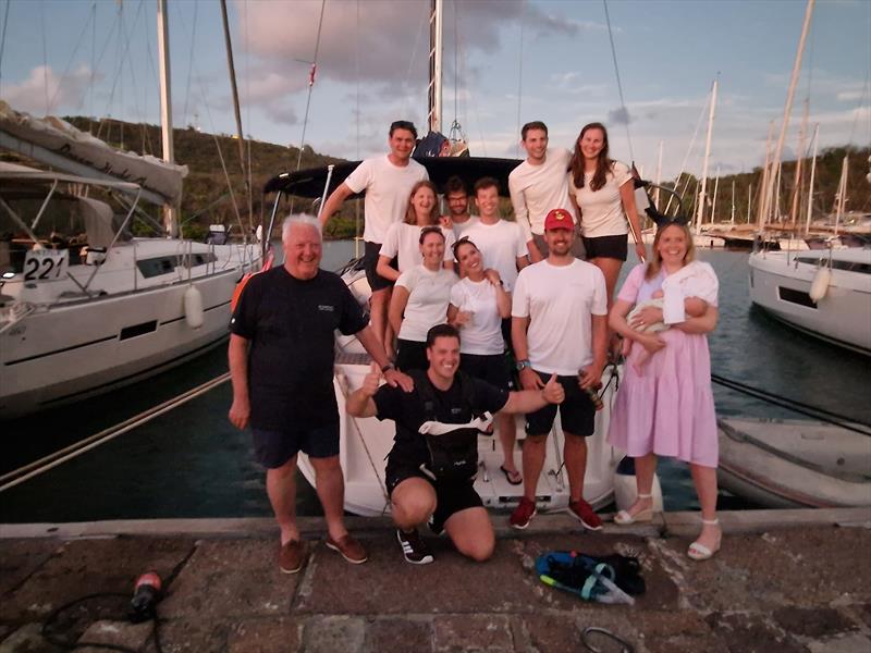 Crew of Cobra (Royal Thames Yacht Club) and Friends - Winners of the 2022 prize - photo © Antigua Sailing Week