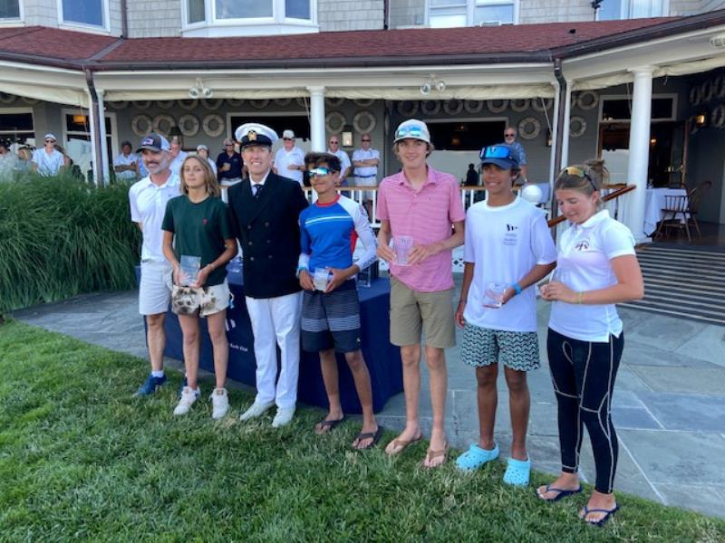 ILCA 4.7 winner Gulda second from left - 2022 ILCA Atlantic Coast Championship - photo © Buttons Padin