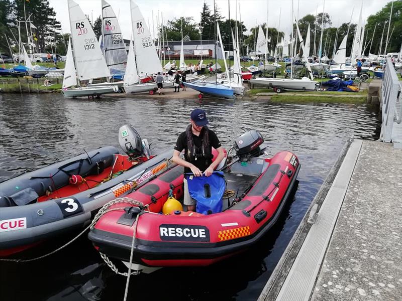 Red Seal Rescue at CraftInsure Bass Week photo copyright Peter Mackin taken at Bassenthwaite Sailing Club