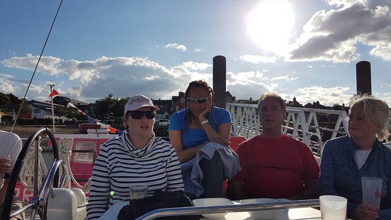 Visually Impaired Sailing Week 2022 outside RLymYC photo copyright RLymYC taken at Royal Lymington Yacht Club