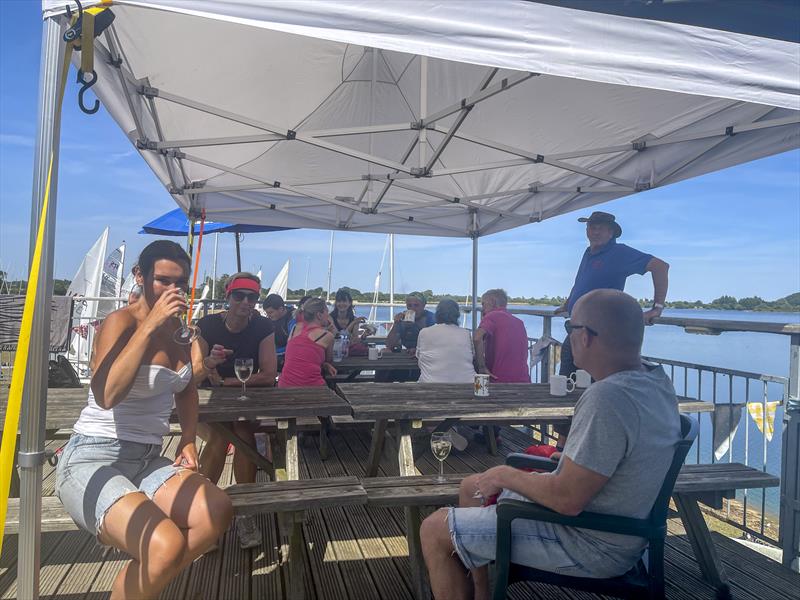The social side is as much part of the Notts County SC Regatta as the racing photo copyright David Eberlin taken at Notts County Sailing Club