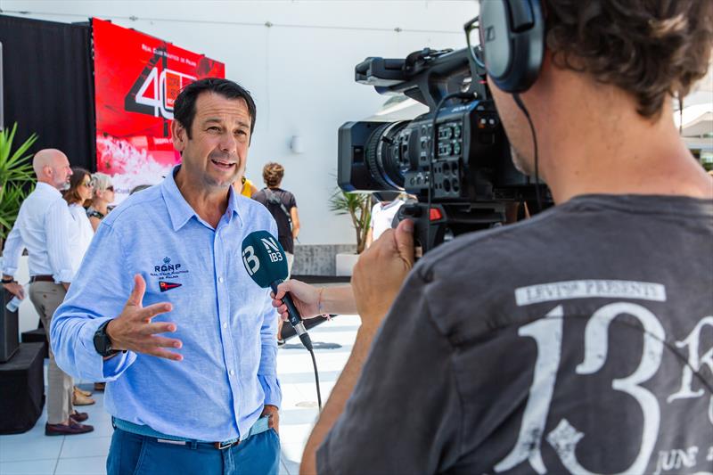 Manuel Fraga, Copa del Rey MAPFRE Race Director photo copyright Laura G. Guerra / Copa del Rey MAPFRE taken at Real Club Náutico de Palma