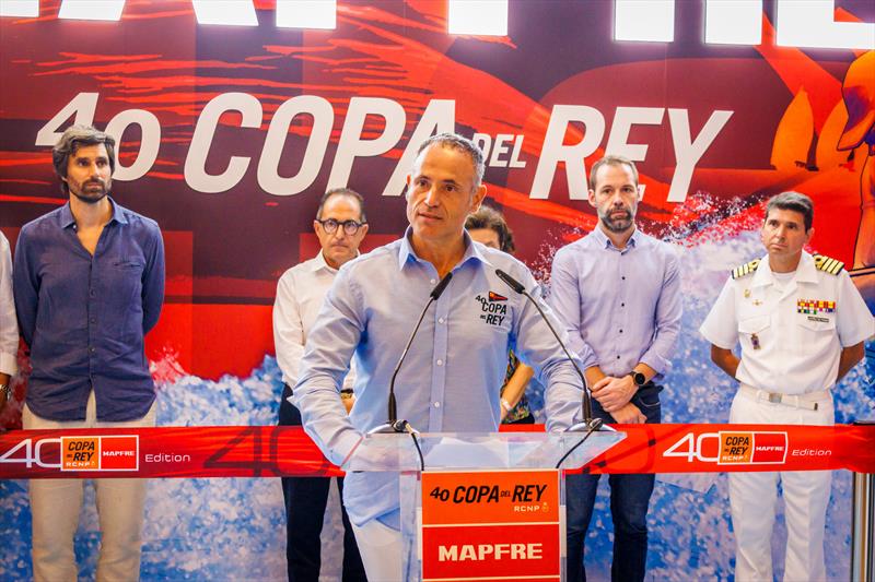 40th edition of the Copa del Rey MAPFRE opens - Óscar Celada photo copyright Nico Martínez / Copa del Rey MAPFRE taken at Real Club Náutico de Palma