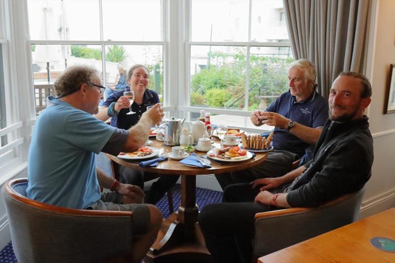 A big breakfast at the RORC Club House in Cowes for Morning After - photo © James I Chrismas