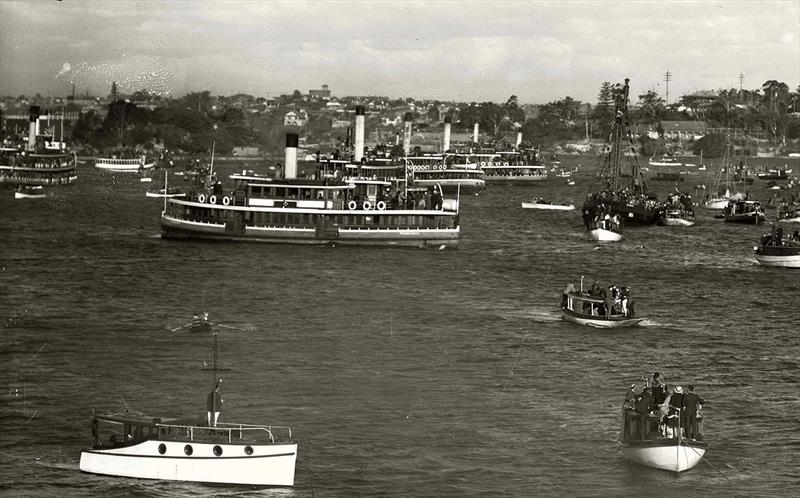 18 footers race, c.1935 photo copyright Australian 18 Footers League taken at Australian 18 Footers League