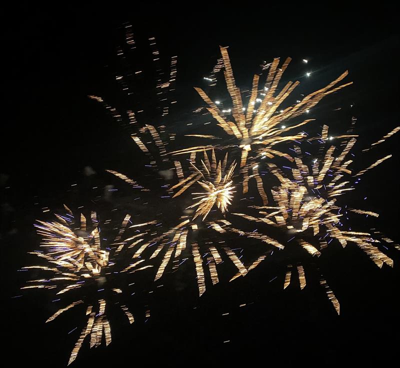 Pwllheli Autumn Challenge Series Week 4: Fireworks at Plas Heli after sailing - photo © Victoria Cox
