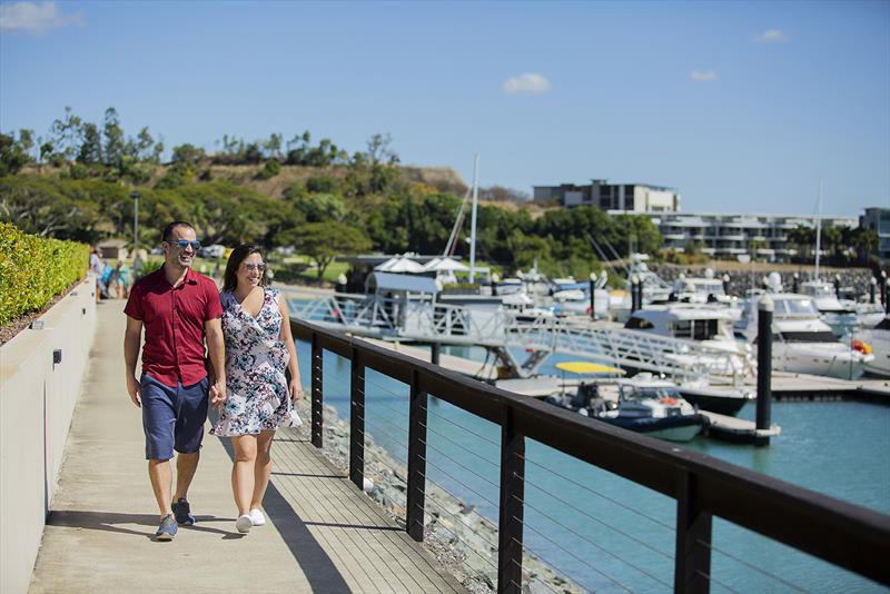 Pedestrian Only Zone - Coral Sea Marina Resort - photo © Coral Sea Marina Resort