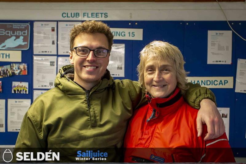 Saturday Seldén Sticker winners at the Seldén SailJuice Winter Series Datchet Flyer - photo © Tim Olin / www.olinphoto.co.uk