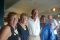 Ocean Racers in Metung: Deb Chambers, who was crew on Kialoa III, with Marie Minslow, and Paul and Carol Netherby, of North Sydney. Paul was crew on Kialoa III and IV © Jeanette Severs