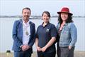 Gravesend SC sail past - Commodore Harriet Mullen-Davies, Mayor Peter Scollard, Mayoress Julie Easy © Steve Davies