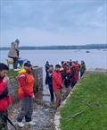 Starcross Yacht Club Junior Sailing - all hands to the pump © Peter Solly