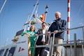 Howth Yacht Club Race Committee team aboard Star Point © David Branigan / Oceansport
