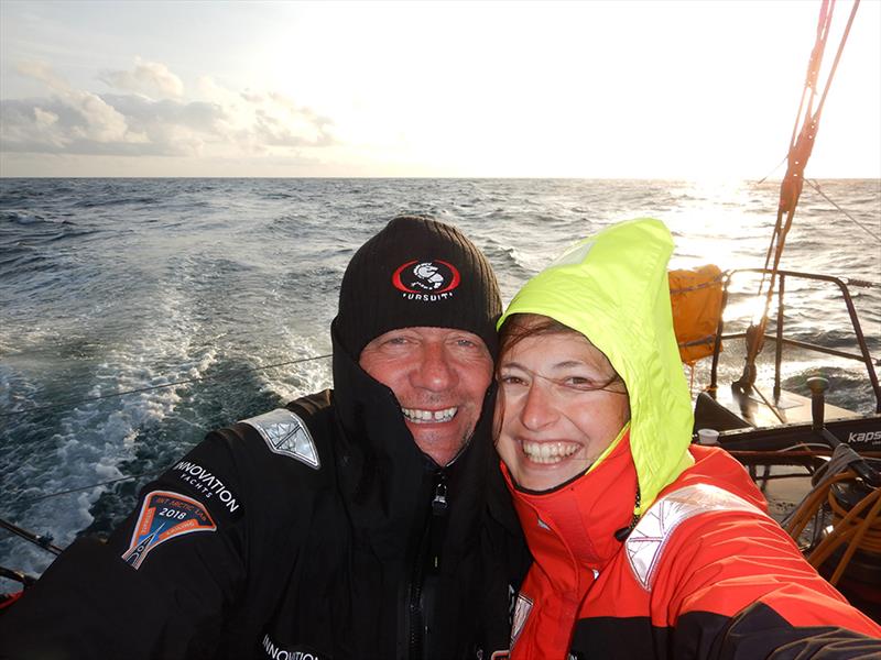 Norbert and Marion sailing - photo © Innovation Yachts