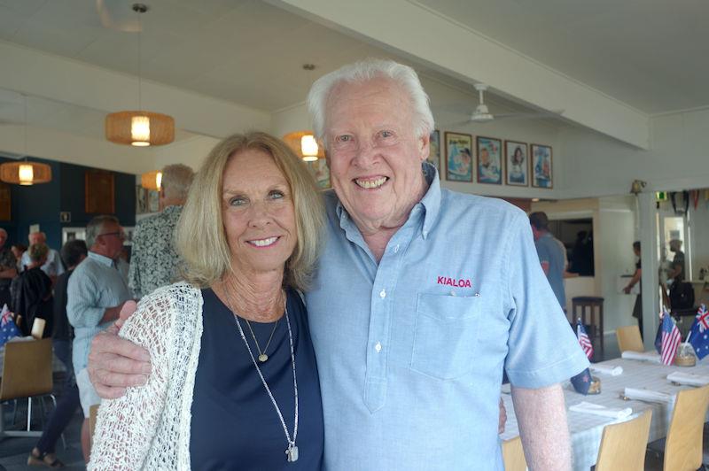Ocean Racers in Metung: Patti Kendell from Clearwater, Florida, widow of Kialoa skipper, Bruce Kendell, with Terry Lalonde, Gardnerville, Nevada, were on Kialoa II, III, IV and V photo copyright Jeanette Severs taken at Metung Yacht Club
