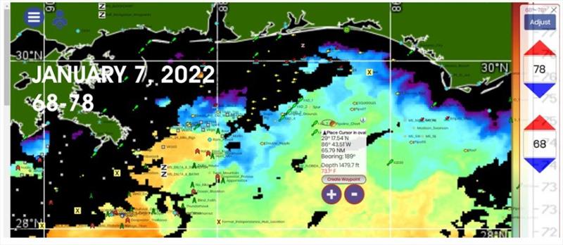Tom Hilton's winter wahoo analysis - photo © SORD