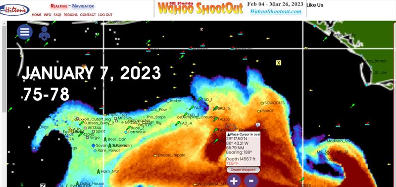 Tom Hilton's winter wahoo analysis - photo © SORD