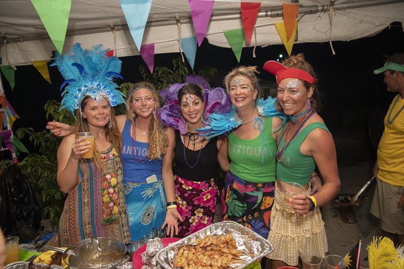 Famous Cook Off with the theme of Antigua Carnival, pits superyacht against superyacht in a contest of galloping gourmets - photo © Ted Martin