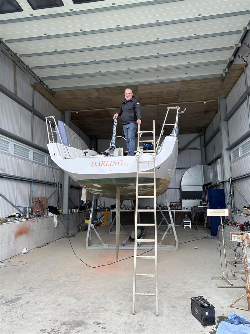 Steve Williams and his XP33 Darling xx photo copyright Vicky Cox taken at Pwllheli Sailing Club