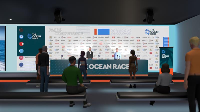 The Ocean Race 2022-23 - Metaverse - Press Conference Room photo copyright The Ocean Race taken at 