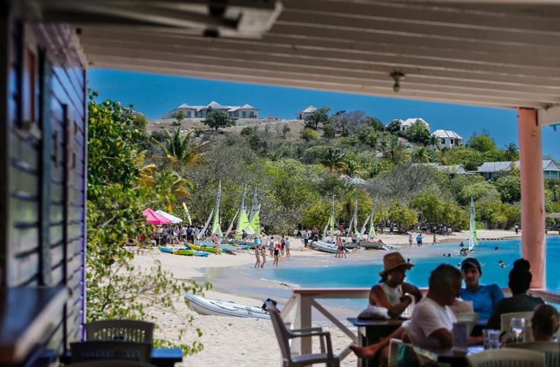 Time to chill and join in beachside and on-the-water fun at Pigeon Point Beach on Lucky Eddi's Lay Day at Antigua Sailing Week - photo © Paul Wyeth / pwpictures.com