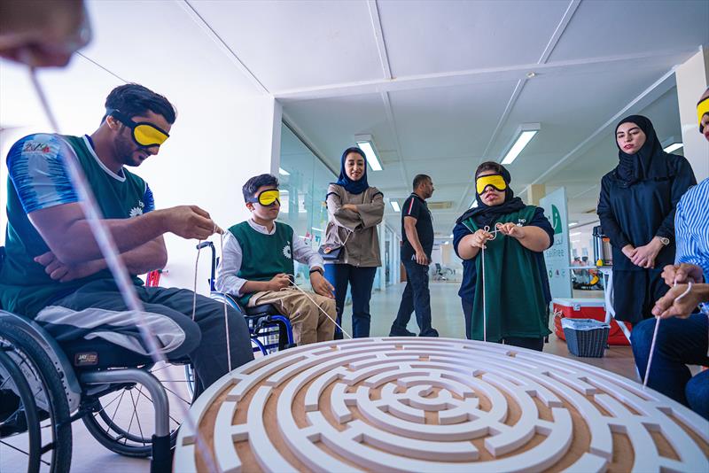 Leadership and empowerment training for programme participants - Oman Sail's SailFree programme photo copyright Oman Sail taken at 