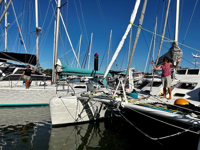 Rally members at Kokomo  photo copyright The Boat Works taken at 