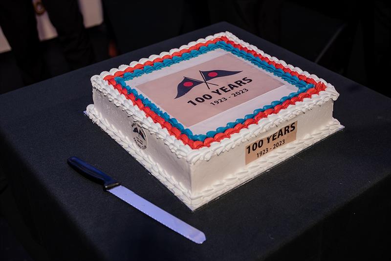 100 Year Cake photo copyright Third Wheelin' Co. taken at Manly 16ft Skiff Sailing Club