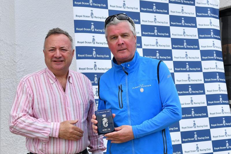 Malcolm Offord Fareast 28 Assassin with RORC Commodore James Neville - RORC Vice Admiral's Cup 2023 photo copyright James Tomlinson / RORC taken at Royal Ocean Racing Club