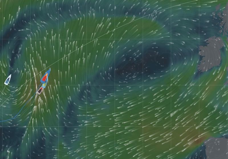 Anticyclone situated about 500 miles west of Galway - The Ocean Race - photo © The Ocean Race Tracker