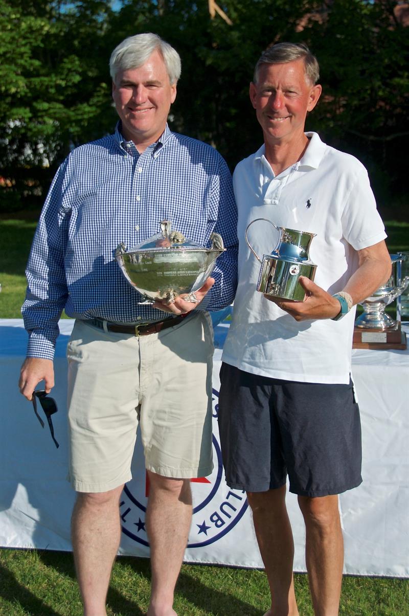 John Fallon (left), Kevin Marks (right) photo copyright Rick Bannerot, Ontheflyphoto.net taken at Storm Trysail Club