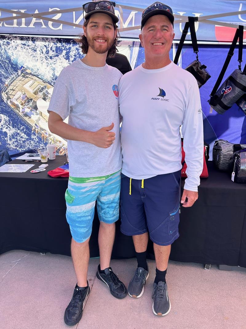 Ullman Sails Title Sponsor Bruce Cooper (right) and Salen Stuart (left) - photo © Long Beach Yacht Club