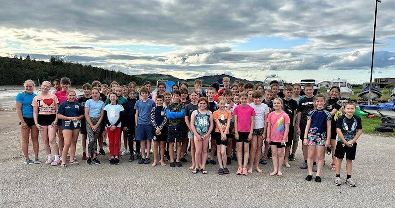 Solway YC Cadet Week - Before & after! photo copyright Becky Davison taken at Solway Yacht Club