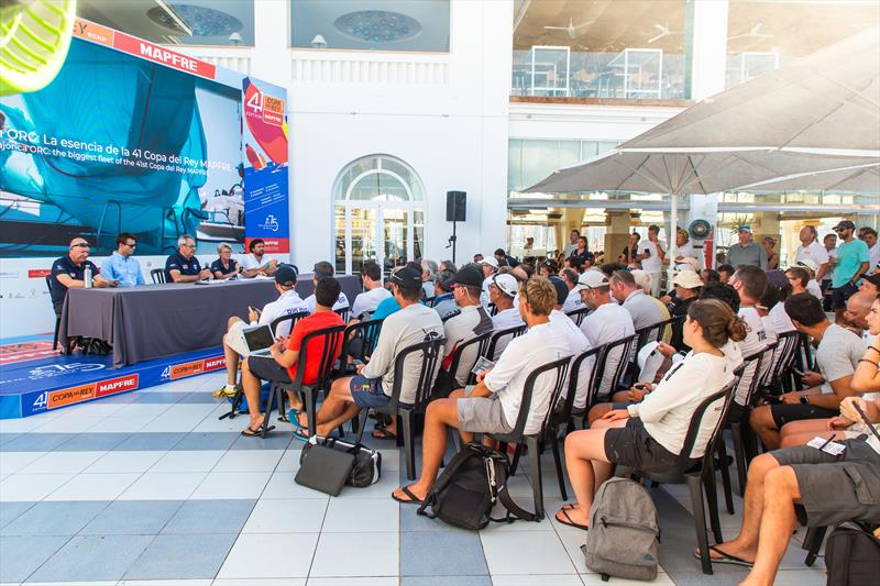 41st Copa del Rey MAPFRE - Skippers meeting - photo © Laura G. Guerra / Copa del Rey MAPFRE