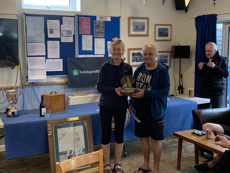 Overall winners Paul and Bronwyn Ridgeway at Whitstable Week 2023 photo copyright WYC taken at Whitstable Yacht Club