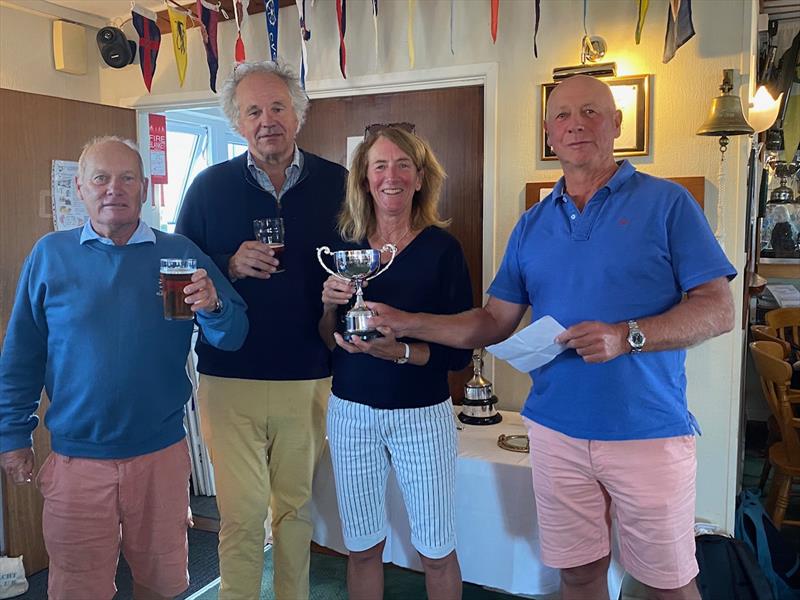 The crew of Grace at the Alderney Regatta 2023 - photo © Ilona Soane-Sands