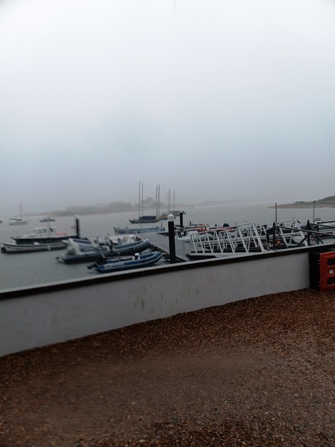 A murky Sunday at Bembridge photo copyright Mike Samuelson taken at Bembridge Sailing Club