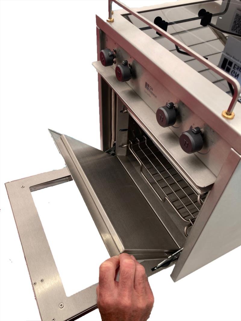 The Eco-Door from GN Espace, which fits inside the conventional glass oven door photo copyright GN Espace taken at 